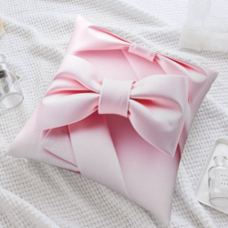 Housse de Coussin en Peluche Imprimée Double Face - Okomall