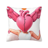 Coussin Décoratif en Peluche Ange Coquin - Okomall