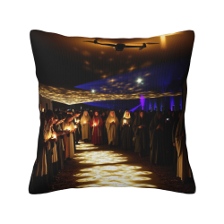 Funda de Almohada de Peluche con Luz Cálida y Figuras - Okomall