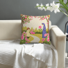 Funda de Almohada de Peluche de Niña Linda - 18x18 pulgadas