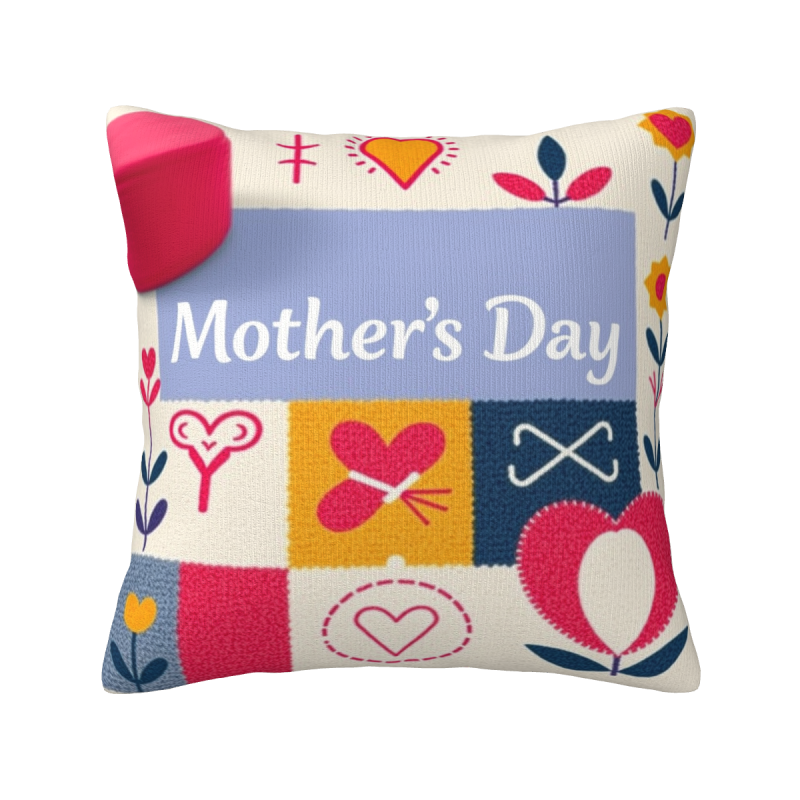 Funda de Almohada Fluffy Creativa - 18x18 pulgadas