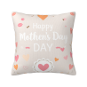 Funda de Almohada de Peluche con Patrón Floral - 18x18 Pulgadas