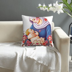 Cuscino Madre Maria - Accogliente Decorazione per la Casa