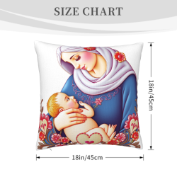 Cuscino Madre Maria - Accogliente Decorazione per la Casa