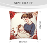 Housse de coussin Vintage Country Girl - Okomall