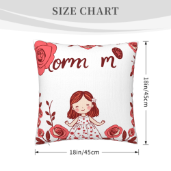 Dreamy Floral Plush Pillow Cover - Okomall