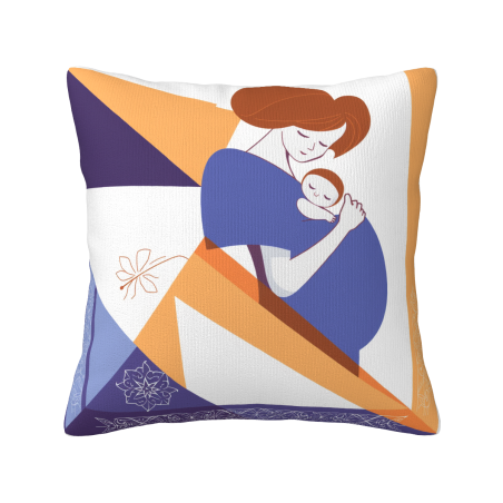 Funda de Almohada Geométrica Abstracta - Okomall