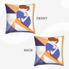 Geometrisches abstraktes Kissen – Okomall