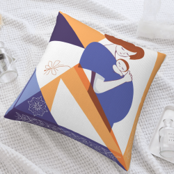 Funda de Almohada Geométrica Abstracta - Okomall