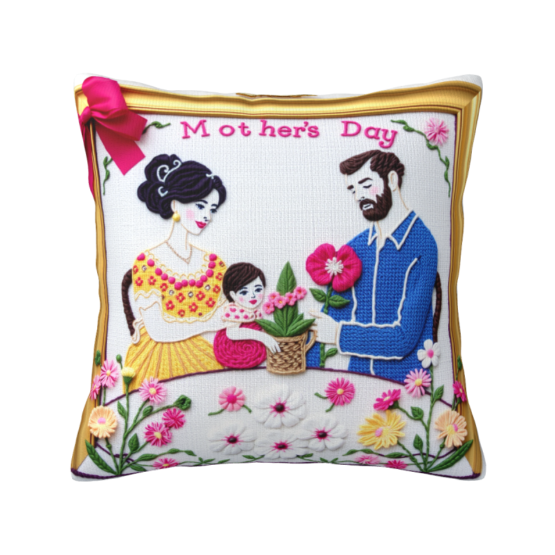 Funda de Almohada de Peluche Estilo Granja - 45x45 cm | OKOMALL