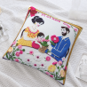 Funda de Almohada de Peluche Estilo Granja - 45x45 cm | OKOMALL