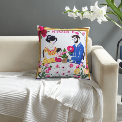 Funda de Almohada de Peluche Estilo Granja - 45x45 cm | OKOMALL