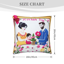 Funda de Almohada de Peluche Estilo Granja - 45x45 cm | OKOMALL