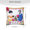 غطاء وسادة فروي على طراز مزرعة مريحة - 18 × 18 بوصة | OKOMALL