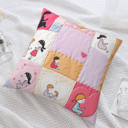 Housse de Coussin en Peluche Mignonne - 45x45 cm | OKOMALL