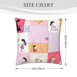 Housse de Coussin en Peluche Mignonne - 45x45 cm | OKOMALL