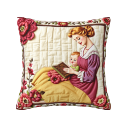 غطاء وسادة من الفرو بنمط فيكتوري - Okomall