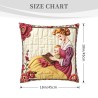 Funda de Almohada de Felpa Estilo Victoriano - Okomall