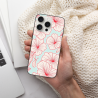 iPhone 15/Pro/Max 红色花卉手机壳 - okomall