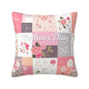 Funda de Almohada de Peluche con Estampado Floral - Okomall