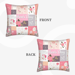 Funda de Almohada de Peluche con Estampado Floral - Okomall