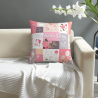 Funda de Almohada de Peluche con Estampado Floral - Okomall