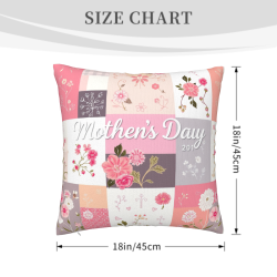Funda de Almohada de Peluche con Estampado Floral - Okomall