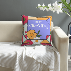 Creative Floral Plush Pillow Cover - Okomall