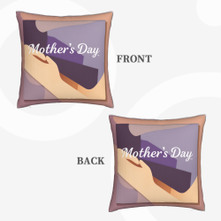 Housse de Coussin en Peluche - Impression Double Face 45x45 cm
