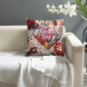 Romantico Coperchio Cuscino Floreale in Velluto - 45x45 cm