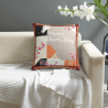 Funda de Almohada de Peluche con Patrón Floral de Pájaros - Okomall