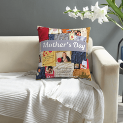 Coussin Décoratif Vintage à la Ferme en Velours - Okomall