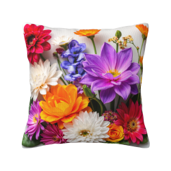 Coussin Décoration Florale Douce et Vif - Okomall