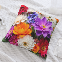 Cuscino Decorativo Floreale Morbido - Okomall
