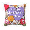 Funda de Almohada Floral de Peluche Vintage - Okomall