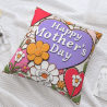 Funda de Almohada Floral de Peluche Vintage - Okomall