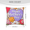 Housse de Coussin Floral en Peluche Vintage - Okomall