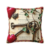 Funda de Cojín con Partitura Musical Vintage - Okomall