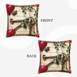 Funda de Cojín con Partitura Musical Vintage - Okomall