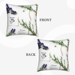Funda de Almohada Fluffy Campo de Lavanda - Okomall