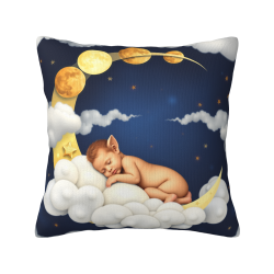 Декоративная подушка 'Звездное небо' - 45x45 см | OKOMALL