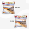 빈티지 주방 베개 커버 - 45x45cm | Okomall