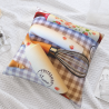Coperchio Cuscino Vintage a Tema Cucina - 45x45 cm | Okomall