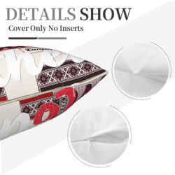 Abstract Geometric Fluffy Pillow Cover - Okomall