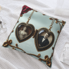 Vintage Gentleman Plush Pillow Cover | 18x18 Inch | Okomall