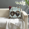 Vintage Gentleman Plush Pillow Cover | 18x18 Inch | Okomall