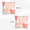 Funda de Almohada de Corazón Abstracto de Felpa - Okomall