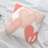 Funda de Almohada de Corazón Abstracto de Felpa - Okomall