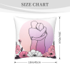 Coperte per Cuscini in Peluche Floreali a Linea Romantica - Okomall