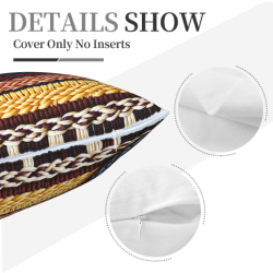 Coussin Décoratif en Peluche à Motif Géométrique - Okomall